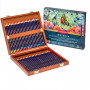 Caja Madera Lápices Tinta Acuarelable Inktense Derwent