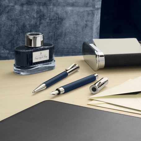 Estilográfica Tamitio Graf Von Faber Castell Azul Noche Lacada