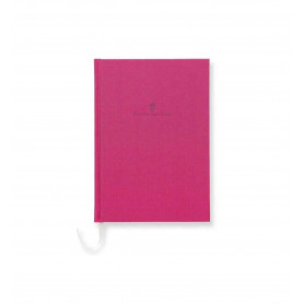 Cuaderno Con Tapas de Lino Rosa Eléctrico A5 Graf Von Faber Castell