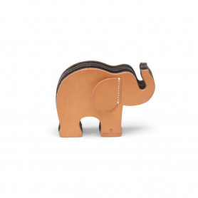 Portalápices Elefante Pequeño Piel Graf Von Faber Castell