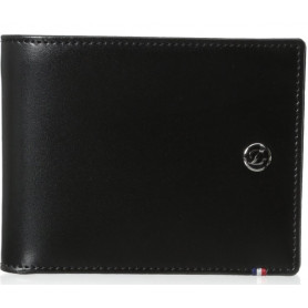 Cartera de Piel Negra Linea D