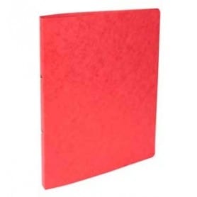 Carpeta 2 anillas cartulina folio 15 mm Rojo