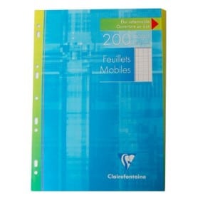 Recambio hojas Clairefontaine A4 séyes 400 páginas