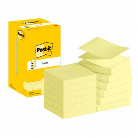 Post it Z-Notas Amarillo 12 Blocs