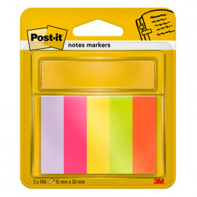 Mininotas Adhesivos Neón 15 x 50 mm Post it