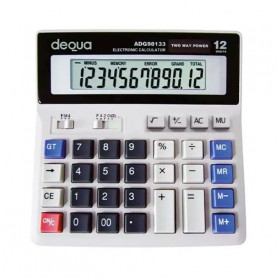 Calculadora Oficina 12 Dígitos Teclas Ordenador Dequa