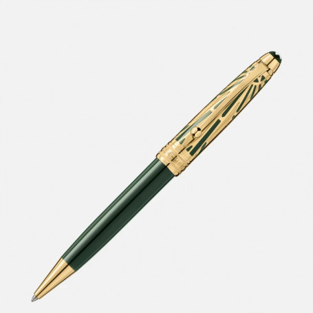 Boligrafo Classique Capuchón Oro Lacado Verde 