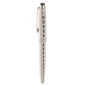 Rollerball Solitaire Classique Platinado Facetado Montblanc