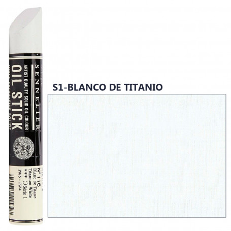  ÓLEO EN BARRA 38 ML SENNELIER S1-BLANCO DE TITANIO