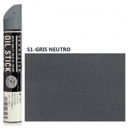  ÓLEO EN BARRA 38 ML SENNELIER S1-GRIS NEUTRO