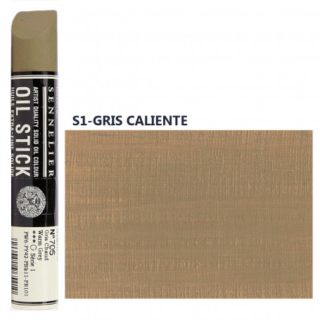  ÓLEO EN BARRA 38 ML SENNELIER S1-GRIS CALIENTE