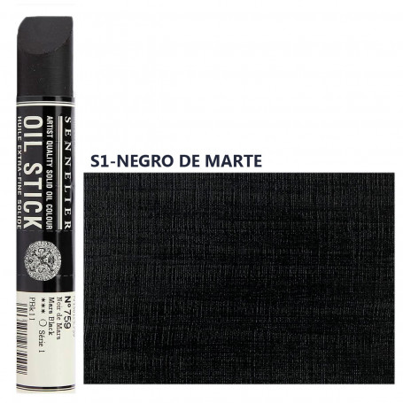  ÓLEO EN BARRA 38 ML SENNELIER S1-NEGRO DE MARTE