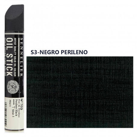  ÓLEO EN BARRA 38 ML SENNELIER S3-NEGRO PERILENO