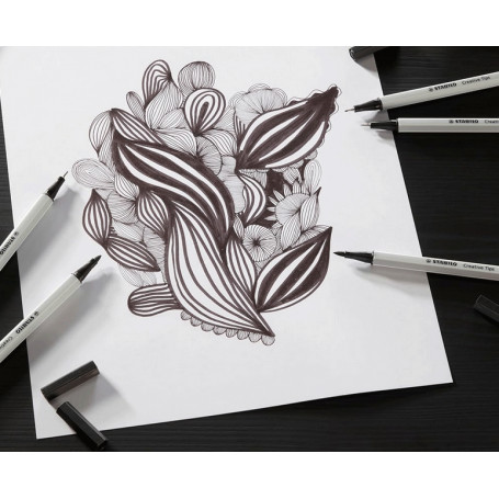 Estuche metálico Creative Typs Arty Stabilo