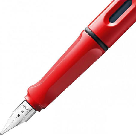 Pluma Safari Roja M Lamy Plumín Intercambiable