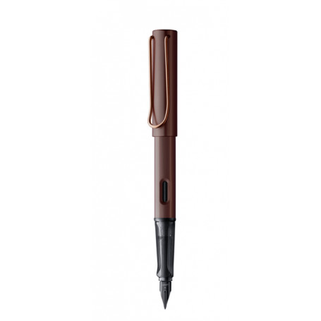 Lamy Lx Penna Stilografica Punta Extra Fine, Colore Marrone Scuro - Design Elegante E Chiusura A Scatto