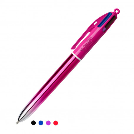 Bolígrafo 4 Colores Smooth Bic Drop