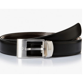 Cinturón Piel Negro/Marrón Montblanc