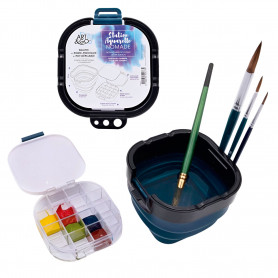 Set de Trabajo Portátil para Acuarela Art&Go