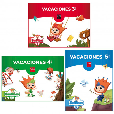 Cuaderno Vacaciones SonRisas Educación Infantil Editorial SM