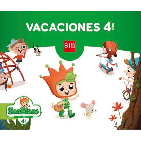 Cuaderno Vacaciones SonRisas Educación Infantil 4 Años Editorial SM