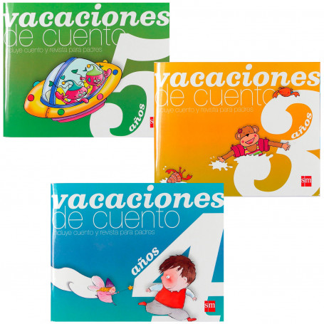 Cuaderno Vacaciones de Cuento Educación Infantil Editorial SM