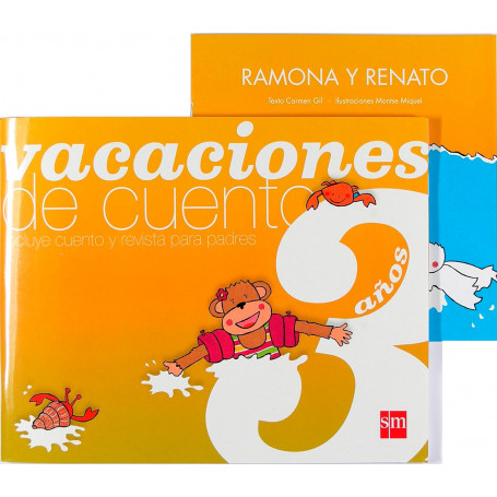 Cuaderno Vacaciones de Cuento Educación Infantil Editorial SM 3 años