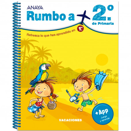 Cuaderno de Vacaciones Rumbo a… 2º Educación Primaria Editorial Anaya