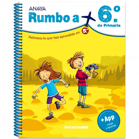 Cuaderno de Vacaciones Rumbo a… 6º Educación Primaria Editorial Anaya