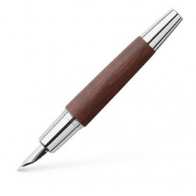Estilográfica Emotion Madera Peral Marrón Faber Castell