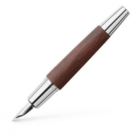 Estilográfica Emotion Madera Peral Marrón Faber Castell