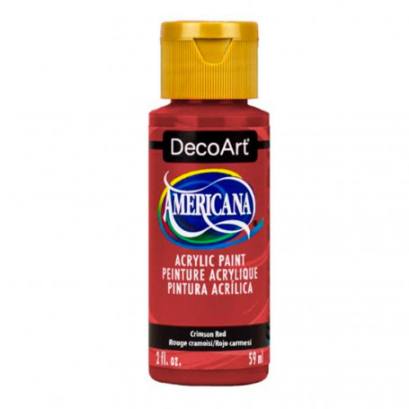 La Americana 59 ml DecoArt - 426 Rojo Carmesí