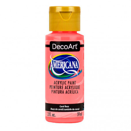 La Americana 59 ml DecoArt - 427 Zumbido de Coral