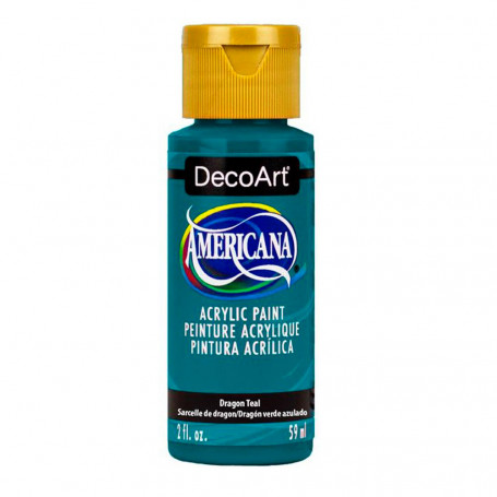 La Americana 59 ml DecoArt - 433 Dragon Verde Azul