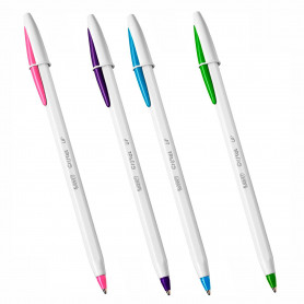 Bolígrafo Cristal Up Colores Moda Bic