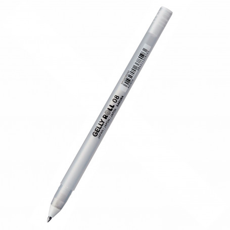 Bolígrafo Gelly Roll Classic Blanco Sakura Punta Mediana