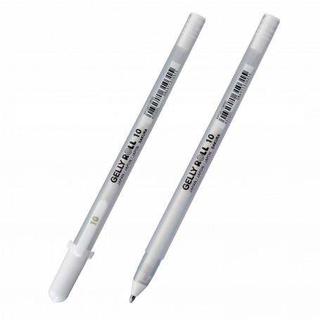 Bolígrafo Gelly Roll Classic Blanco Sakura Punta Gruesa