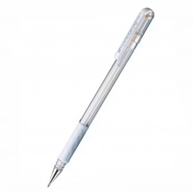 Bolígrafo Roller Hybrid Gel K118 Blanco Pentel