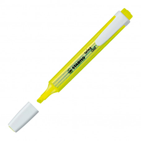 Marcador Stabilo Swing Cool Colores Flúor 24 AMARILLO