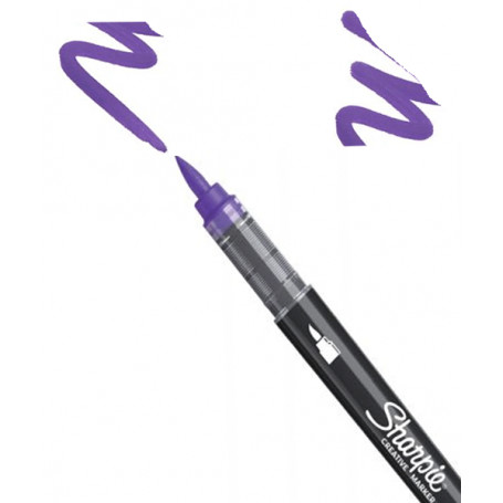 Rotulador punta Pincel Morado Sharpie