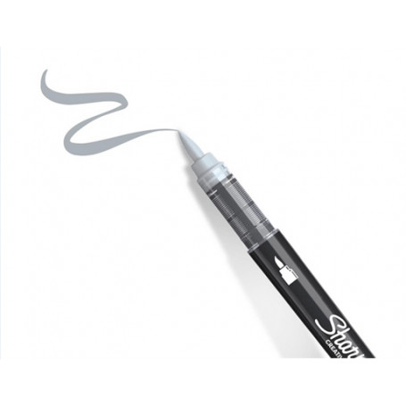Rotulador punta Pincel Gris Sharpie