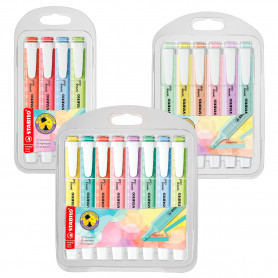 Marcador Stabilo Swing Cool Pack Tonos Pastel