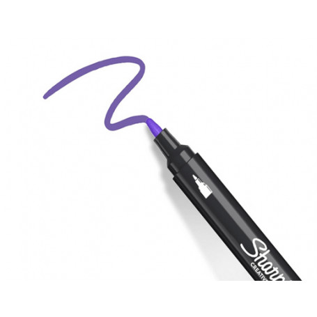 Rotulador Acrilico Morado Punta Redonda Sharpie