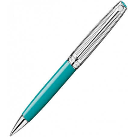 Boligrafo Leman Turquesa Rodiado