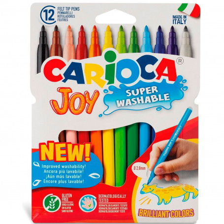  Rotuladores Carioca Joy 12 Colores