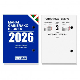  Taco Sobremesa Euskera Ingraf 2026