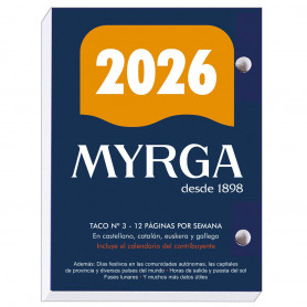 Taco de Sobremesa Nº 3 Myrga 2026