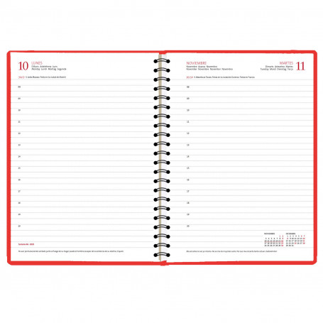 Agenda Día/Página Peñafiel Wire-o Myrga 2026