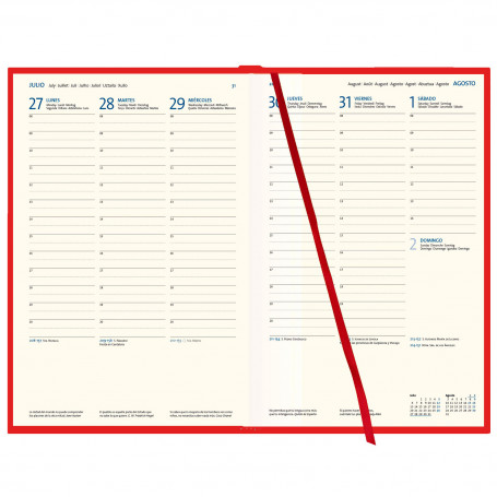 Agenda Zahara Semana Vista