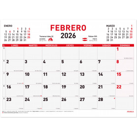 Planning Clásico Mensual 43x31 Myrga 2026
